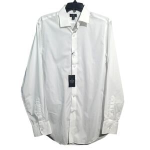 J. Crew White Slim-Fit Ludlow Premium Fine Cotton Dress Shirt NWT Size 15/34